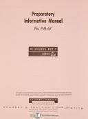 Kearney & Trecker-Kearney & Trecker Eb Series, Preparatory Training Manual Year (1967)-EB-Eb Series-PIM-67-03